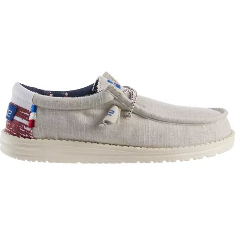 HEYDUDE Wally Texas Canvas Men’s Casual Shoe